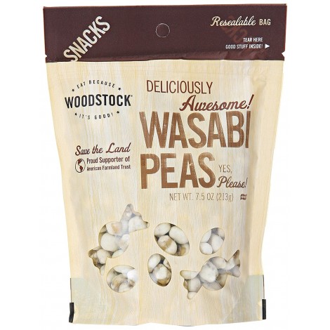 Woodstock Peas Wasabi Natural (8 Pack)